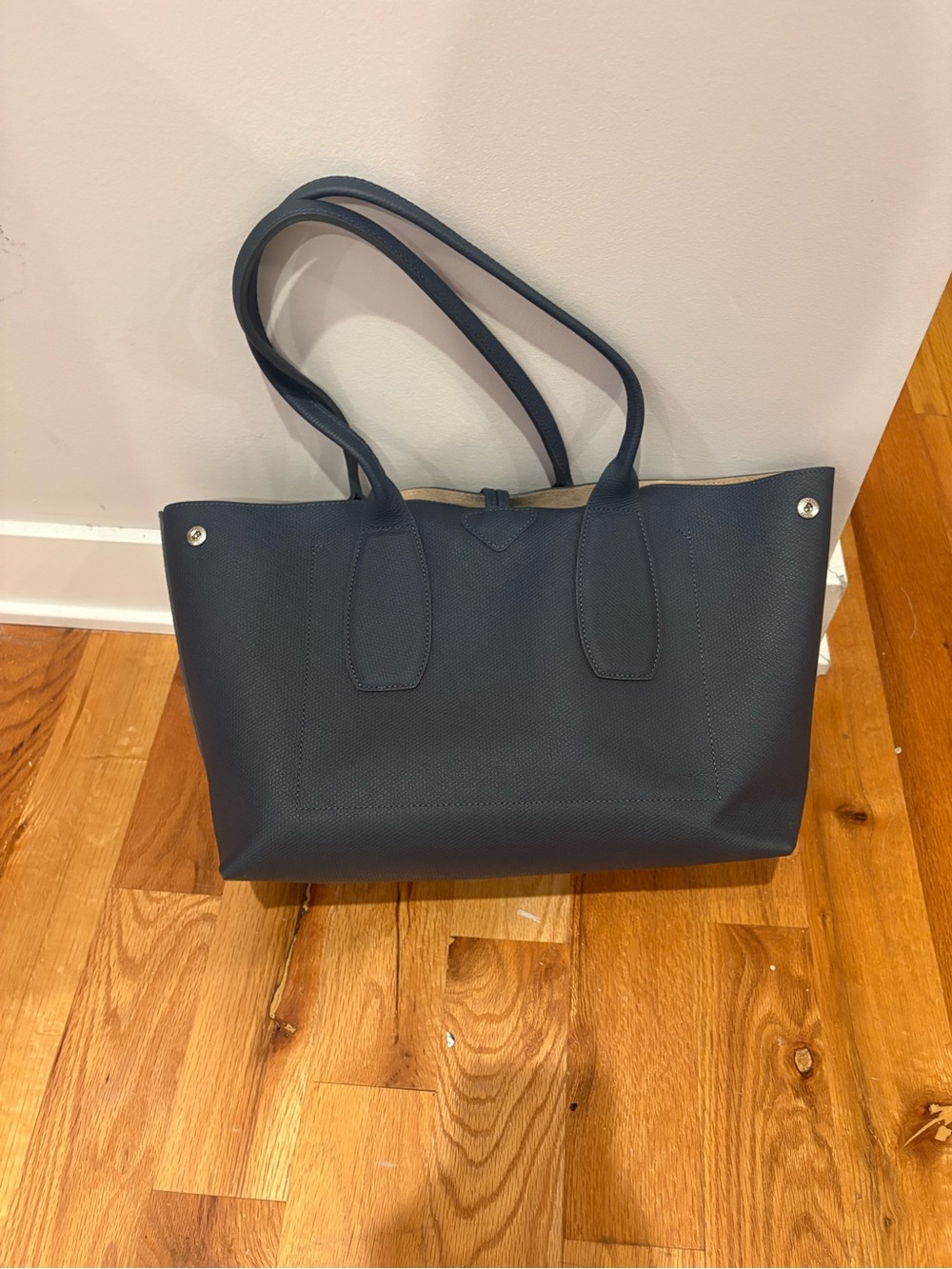 Longchamp Roseau Leather Shoulder Tote - Picture 3 of 9